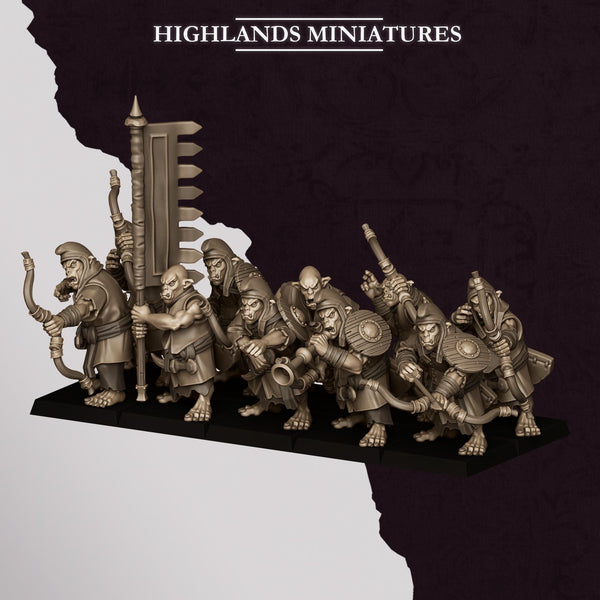 Sons of Marduk - Hobgoblin Archer Unit by Highlands Miniatures