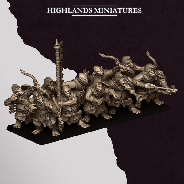 Sons of Marduk - Hobgoblin Archer Unit by Highlands Miniatures
