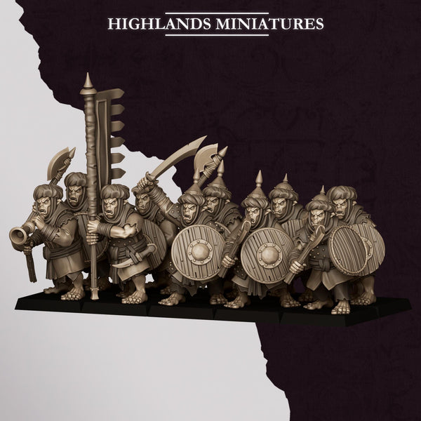 Sons of Marduk - Hobgoblin Warriors Unit by Highlands Miniatures