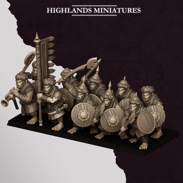 Sons of Marduk - Hobgoblin Warriors Unit by Highlands Miniatures