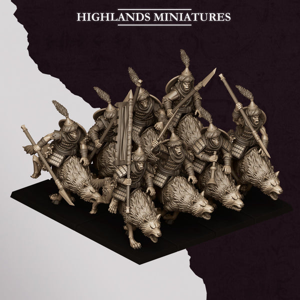 Sons of Marduk - Hobgoblin Riders unit by Highlands Miniatures