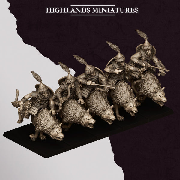 Sons of Marduk - Hobgoblin Riders unit by Highlands Miniatures