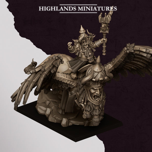 Sons of Marduk -Great Sorceror on Lamassu by Highlands Miniatures