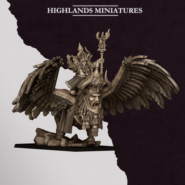 Sons of Marduk -Great Sorceror on Lamassu by Highlands Miniatures