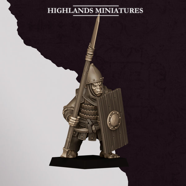 Sons of Marduk - Hobgoblin Spearman Unit by Highlands Miniatures