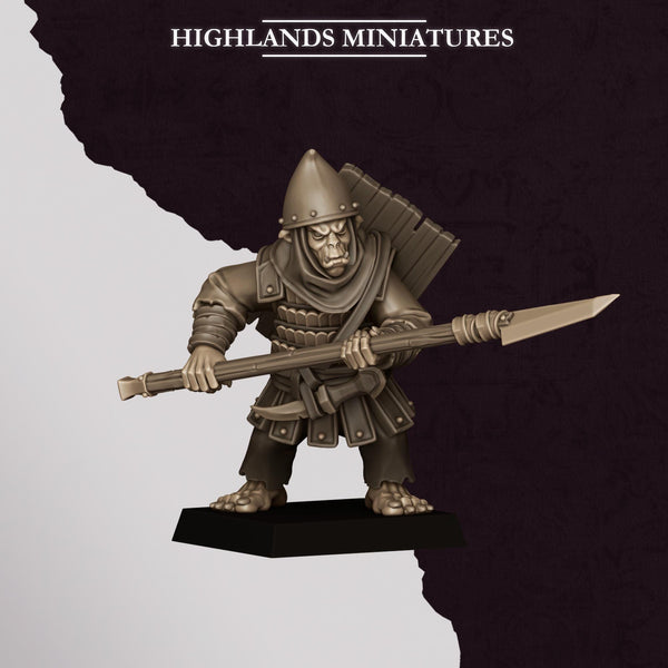 Sons of Marduk - Hobgoblin Spearman Unit by Highlands Miniatures
