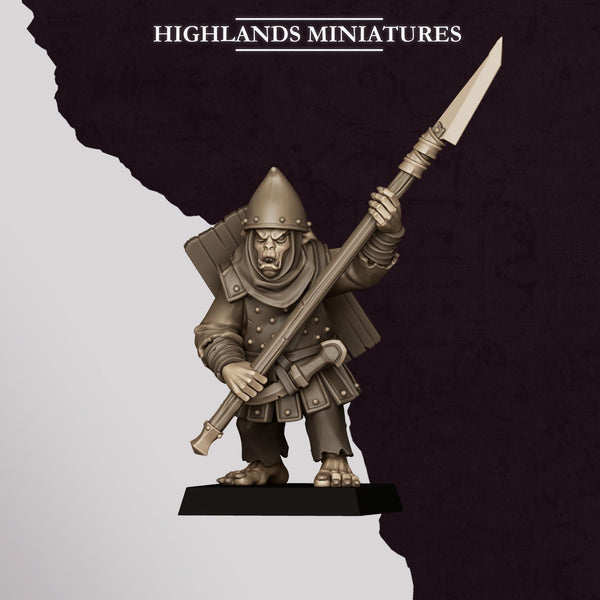 Sons of Marduk - Hobgoblin Spearman Unit by Highlands Miniatures