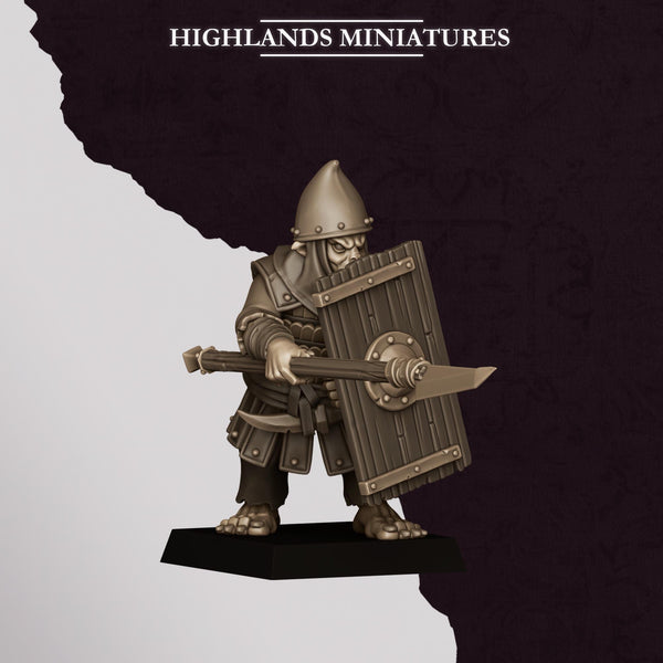 Sons of Marduk - Hobgoblin Spearman Unit by Highlands Miniatures