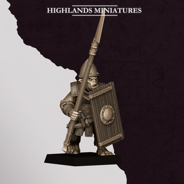 Sons of Marduk - Hobgoblin Spearman Unit by Highlands Miniatures