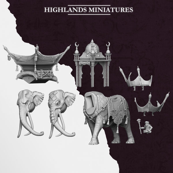 Sons of Marduk - Hobgoblin War Elephant by Highlands Miniatures