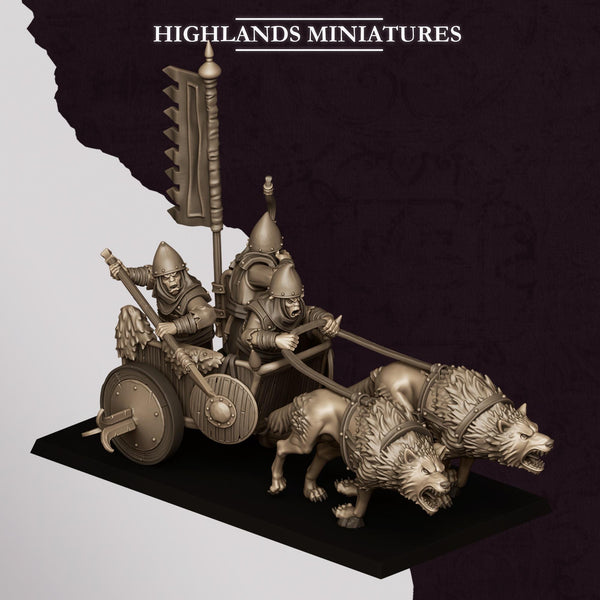 Sons of Marduk - Hobgoblin Chariot by Highlands Miniatures