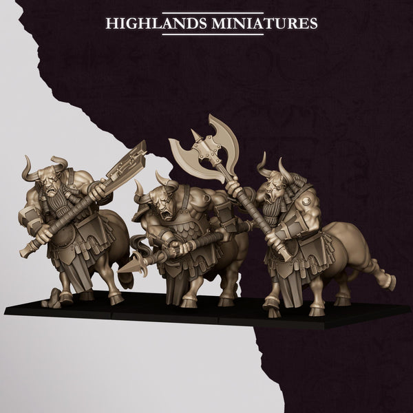 Sons of Marduk - Marduk Minotaurs unit by Highlands Miniatures