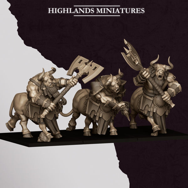 Sons of Marduk - Marduk Minotaurs unit by Highlands Miniatures