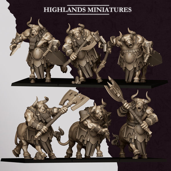 Sons of Marduk - Marduk Minotaurs unit by Highlands Miniatures
