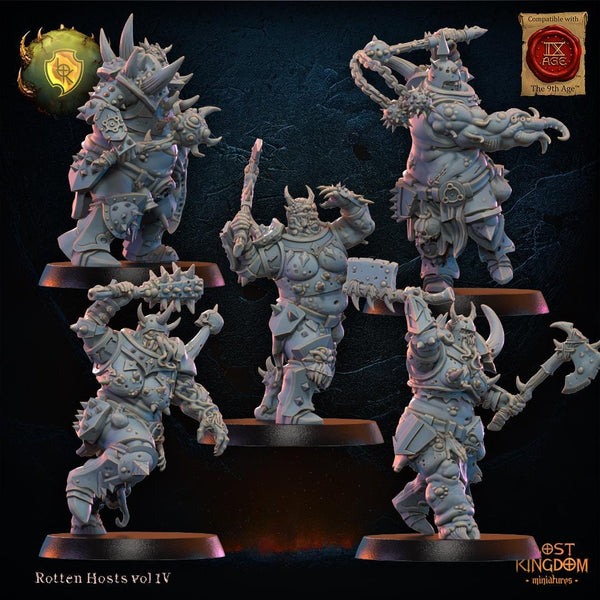 Warriors of the Dark Gods Rotten Hosts- Spoiled Forsaken by Lost Kingdom Miniatures