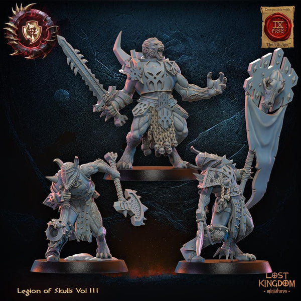 Warriors of the Dark Gods (Legion of Skulls) - Mooncurse Forsaken by Lost Kingdom Miniature