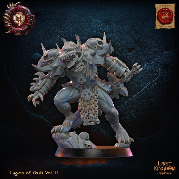 Warriors of the Dark Gods (Legion of Skulls) - Mooncurse Forsaken Hero by Lost Kingdom Miniature
