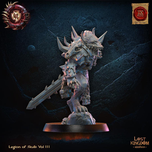 Warriors of the Dark Gods (Legion of Skulls) - Mooncurse Forsaken Hero by Lost Kingdom Miniature
