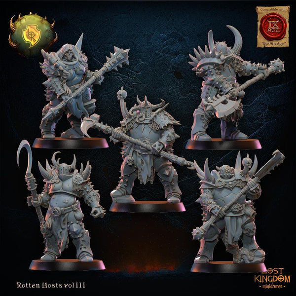 Warriors of the Dark Gods (Rotten Hosts) - Putrid Chosen Forsaken by Lost Kingdom Miniature