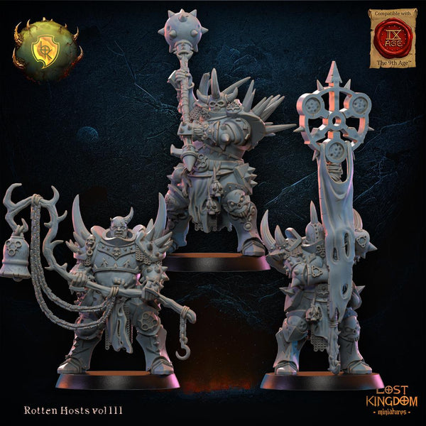 Warriors of the Dark Gods (Rotten Hosts) - Putrid Chosen Forsaken by Lost Kingdom Miniature