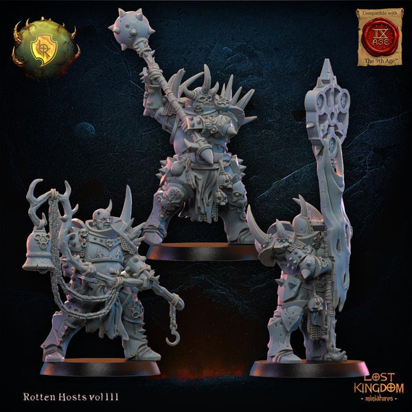 Warriors of the Dark Gods (Rotten Hosts) - Putrid Chosen Forsaken by Lost Kingdom Miniature