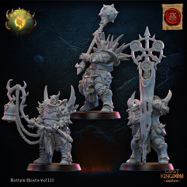 Warriors of the Dark Gods (Rotten Hosts) - Putrid Chosen Forsaken by Lost Kingdom Miniature
