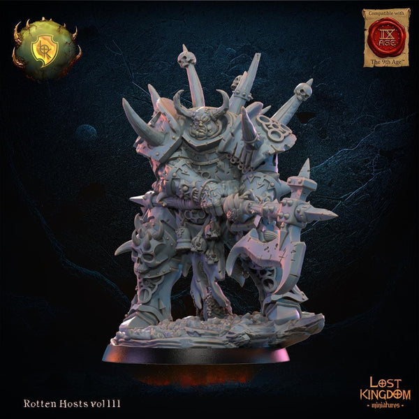 Warriors of the Dark Gods (Rotten hosts) - Olokay, Putrid Chosen hero by Lost Kingdom Miniature