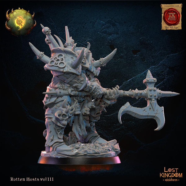 Warriors of the Dark Gods (Rotten hosts) - Olokay, Putrid Chosen hero by Lost Kingdom Miniature