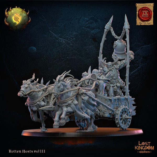 Warriors of the Dark Gods (Rotten Hosts) - Rotten Chariot by Lost Kingdom Miniature