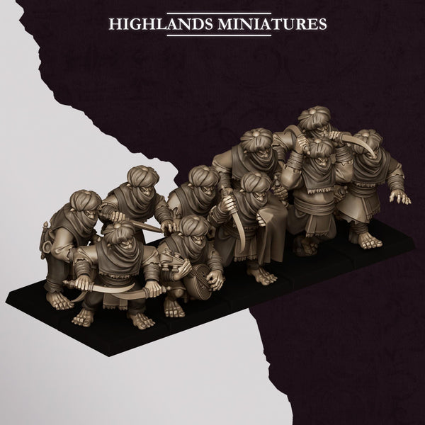 Sons of Marduk - Hobgoblin Backstabber Unit by Highlands Miniatures