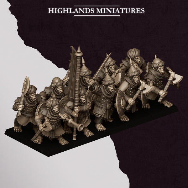 Sons of Marduk - Hobgoblin Warriors Unit by Highlands Miniatures
