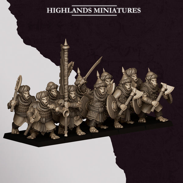 Sons of Marduk - Hobgoblin Warriors Unit by Highlands Miniatures