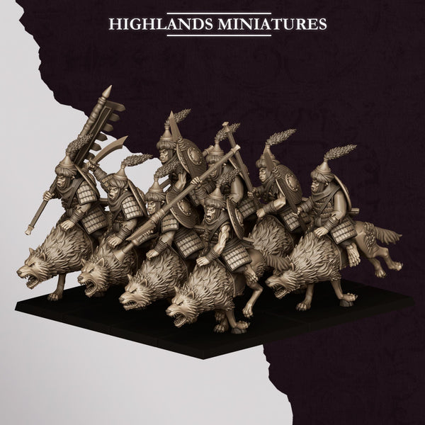 Sons of Marduk - Hobgoblin Riders unit by Highlands Miniatures