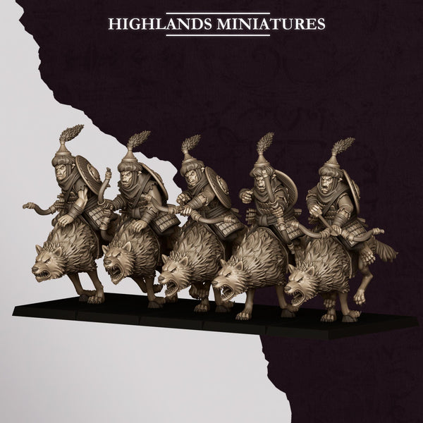 Sons of Marduk - Hobgoblin Riders unit by Highlands Miniatures
