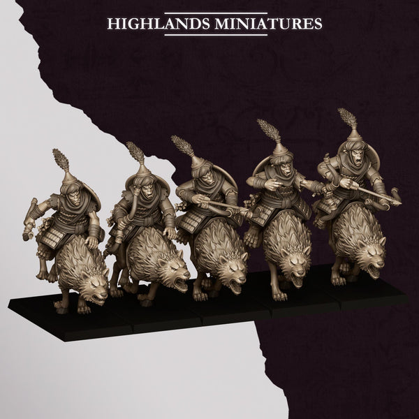 Sons of Marduk - Hobgoblin Riders unit by Highlands Miniatures