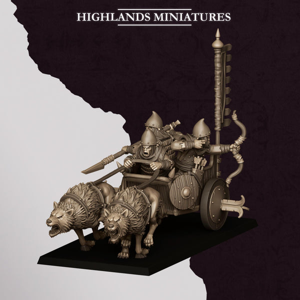 Sons of Marduk - Hobgoblin Chariot by Highlands Miniatures