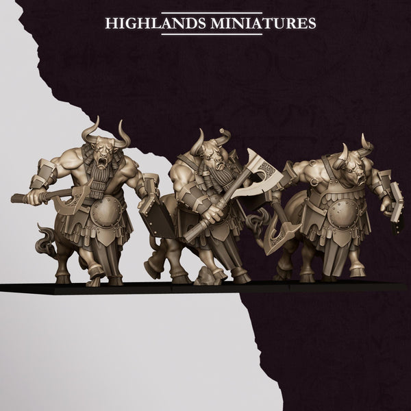 Sons of Marduk - Marduk Minotaurs unit by Highlands Miniatures