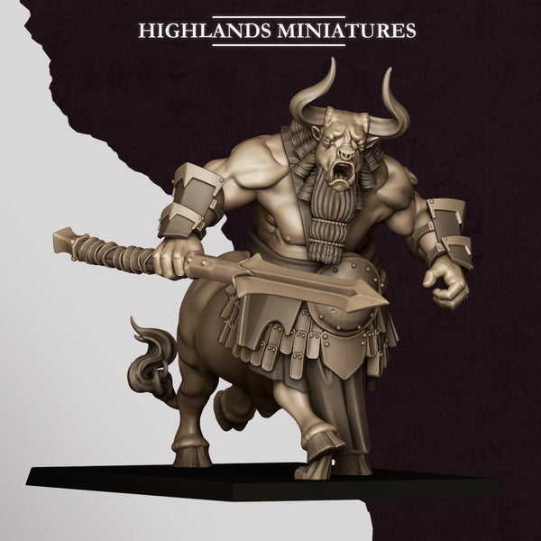 Sons of Marduk - Marduk Minotaurs unit by Highlands Miniatures