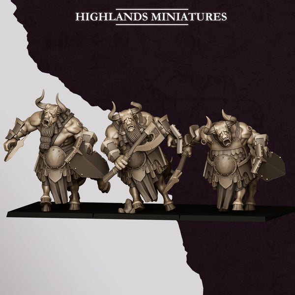 Sons of Marduk - Marduk Minotaurs unit by Highlands Miniatures