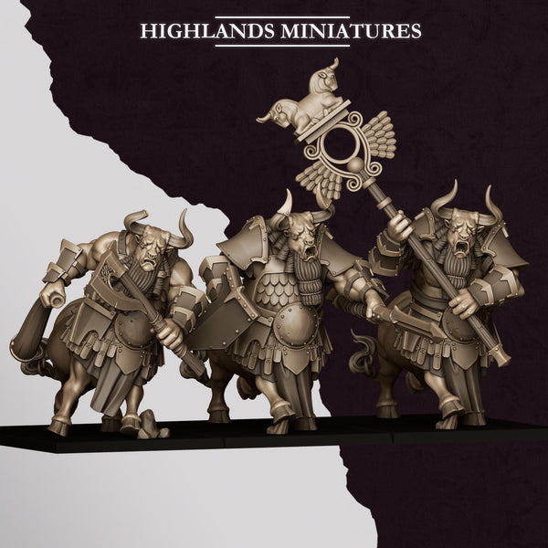Sons of Marduk - Marduk Minotaurs unit by Highlands Miniatures