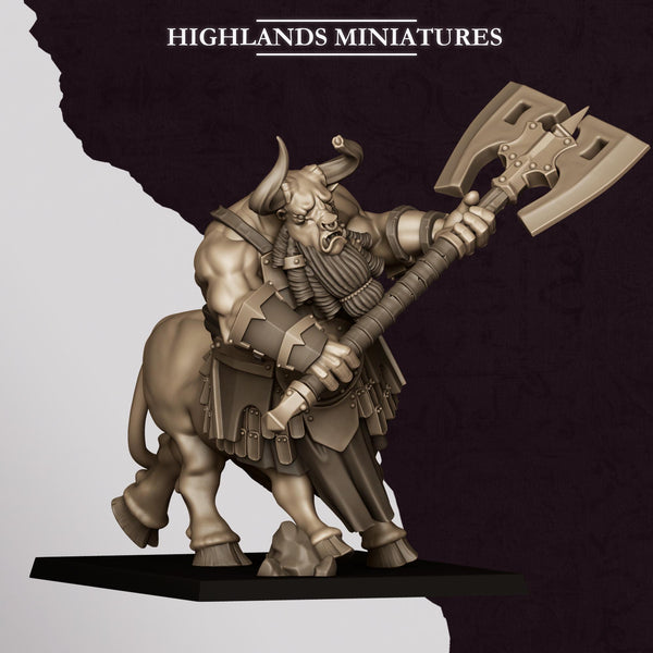 Sons of Marduk - Marduk Minotaurs unit by Highlands Miniatures