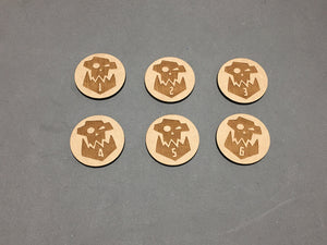 Warhammer 40K objective Markers Orks