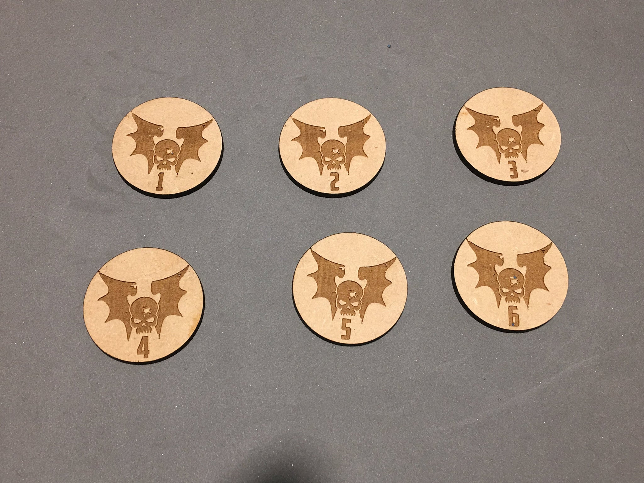 Warhammer 40K objective Markers Night Lords