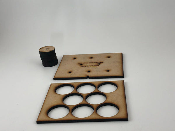 100mm x 80mm movement tray for 25mm round bases.