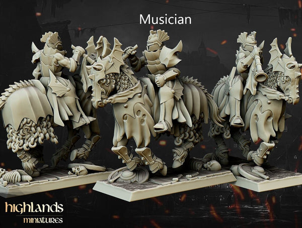 Transilvanya the Fallen Realm - Vampire Knight (Blood Knight)  unit  by Highlands Miniatures