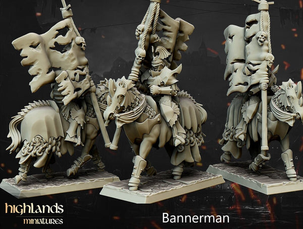 Transilvanya the Fallen Realm - Vampire Knight (Blood Knight)  unit  by Highlands Miniatures