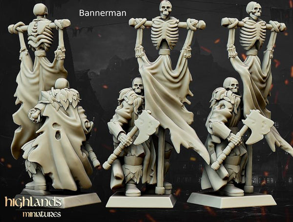 Transilvanya the Fallen Realm - Undead Blackwatch Warriors by Highlands Miniatures