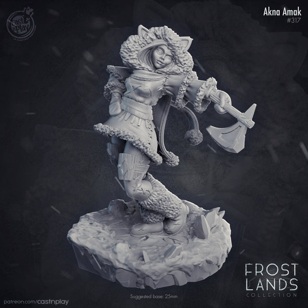 Akna Amak Cast N Play Frostlands 3d Printed Miniature