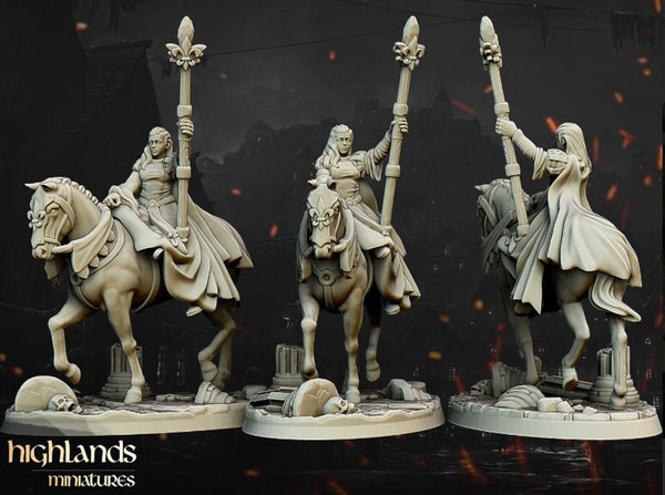 Gallia - The Medieval Kingdom - Damsel of the Lady hero by Highlands Miniatures