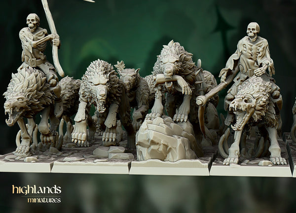 Transilvanya the Fallen Realm - Dire Wolves unit  by Highlands Miniatures